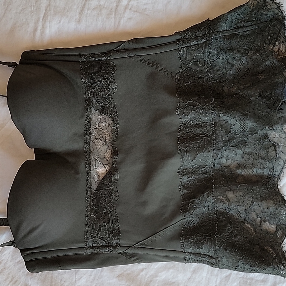 La Perla Bustier dark forest green